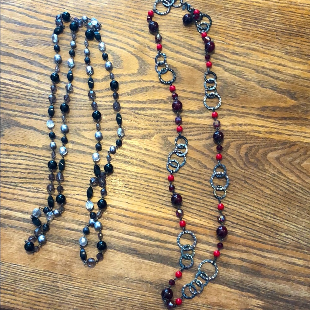 Long necklaces
